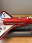 Vintage 80 Processed Plastic Co  Red Nasa Columbia Space Shuttle Rocket Toy 9660