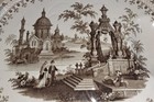 Magnificent Huge Regency Brown J   R Godwin Tree   Well Meat Platter 1834 