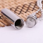 Bullet Necklaces For Human Ashes Memorial Cremation Urn Locket Keepsake Jewelry
