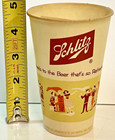 Vintage 1960 s Joseph Schlitz Beer 5  Cup Rare Advertising Brewery Mid Century