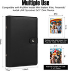 156-pocket Photo Album For Instax Mini And Polaroid 2x3 Inch Photos Black