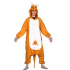 Kangaroo Kigurumi Adult Unisex One-piece Pajamas Plush Halloween Costume Cosplay