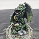 The Franklin Mint Dragonfire Michael Whelan Dragon Figurine Figure Domed Glass
