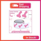 500 Pieces Funny Tanning Stickers For Body Self Adhesive Tanning Sunbathing Bed