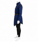 Medieval Blue Gambeson Padded Armor Jacket Quilted Larp Sca Viking Coat