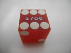 Vintage Stardust Las Vegas Casino Red Dice 5708