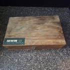 Vintage Irwin Wood Auger Drill Brace Bit Set 13 Piece W  Original Case 1961 Usa