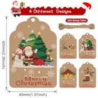  Christmas Gift Tags  Brown Kraft Gift Tags With Jute String For Gift Wrapping 