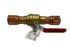 Full Port Brass Ball Valve  1-1 4in   B67253 With Cpvc Connection 100psi