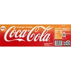 Lot Of 4 - Coca Cola Orange Cream Soda  12 Pack Of 12oz Cans
