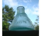Antique 1880 s L h  Thomas  Ink Cone Ink Bottle