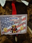 Donald Trump Trumpy Teddy Bear Original Authentic  22  Plush Flag Pouch Nwt Coa