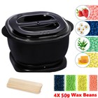 Waxing Kit Wax Heater Warmer Machine Depilatory Wax Bean Stick Body Hair Removal