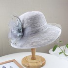 Bridal Fascinator Lace Tea Party Hat Women s Kentucky Derby Church Sun-hat Dress