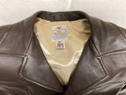 Vintage Mid Western Genuine Deerskin Sport Togs Leather Jacket Overcoat Size 40