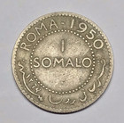 Somalia 1 Somalo 1950  Silver  Leopard   Star Struck In Rome Italian Somaliland