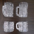 Vintage 1995 Mcdonald s Batman Forever Glass Mugs Complete Set  4 
