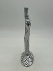 Rite Lite Judaica Textured Tree Of Life Menorah Cast Aluminum W  Silver Finish
