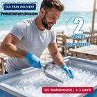 202 Pcs Reusable Ice Cubes For Coolers  Bpa Free Refreezable Plastic Ice Cubes W