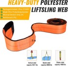 2pcs 3   x10ft Lift Sling Straps  Supper Sturdy Nylon Lifting Straps  28000lbs C