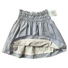New Bella Bliss Pull On Blue Chambray Skirt 100  Cotton Fully Lined Girl s 12