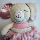Baby Starters Bunny Rabbit Lovey Plush Pink Dress Easter Ballerina Baby Toy Girl