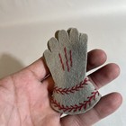 Vintage Or Antique Sewing Needle Case Felt Mittens Gloves