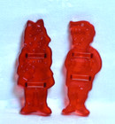 Vintage Hrm Design Red Cookie Cutter - Jack   Jill Hansel   Gretel Girl And Boy