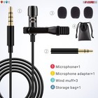 5core Lavalier Microphone Clip On Mic Professional Grade Lav Lapel Microfono