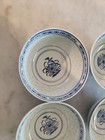 Set Of 4 Chinese Porcelain Rice Pattern Large  6 5  Soup Rice Bowls