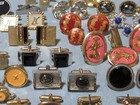 Wholesale Lot Vintage Mens Cufflink  Tie Bar Tie Tack Costume Jewelry A7