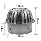 Stainless-steel Round Floor Drain Cover Outdoor Balcony Anti Blocking Drainage
