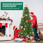       free Shipping       christmas Tree  7 5 Ft  400 Lights    Golden Ornaments 