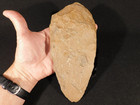 Huge  One Million Year Old  Early Stone Age Acheulean Handaxe Morocco 845gr