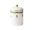 Royal Copenhagen Star Fluted Christmas Annual Jar With Lid