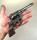 Cowboy Paper Roll Caps Die-cast Metal Six-shooter Pistol Gun Capgun Toy Gonher