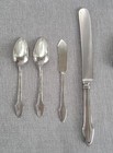 Four Pieces Antique Alvin Patent Molly Stark Silver Plate Flatware 1916  s  Mono