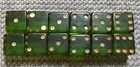 Lot Of 48 Vintage Bakalite Lucite Dice Various Sizes And Colors