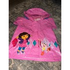 Vintage Dora The Explorer Girls Rain Coat Pink Nickelodeon