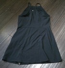 Calia Black Active Racerback Tennis Dress With Bra  Shorts Large