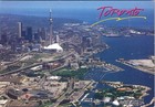Vintage Continental Postcard Aerial View Toronto City Canada C1996