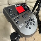 Alesis Nitro Mesh Electronic Drum Set W  Dm7x Module Red 8 Piece Works Great