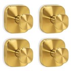 Upgraded Gold Suction Cup Hooks For Shower  Twist Lock Shower Towel Hooks 