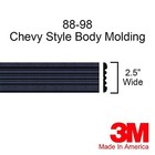 Automotive Authority Black Side Body Trim Molding For 1988-1998 Chevy Gmc Tah   