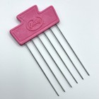 Vtg 70s 80s Goody Hair Lift Pick Tease Comb Usa Made Purse Size Retro Pink 5128