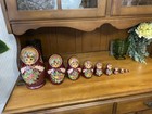  Vintage Russian Nesting Doll 10 Dolls  Signed By Artist 