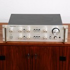 Vintage Mitsubishi Pre Amplifier Da-p600 Silver Rack Mount Mid Century 70s Hifi