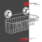 Suction Cup Shower Caddy Basket For Shampoo  Shower Suction Shelf Organizer  Bas