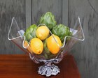 Arthur Court Grapevine Large 14  Bowl With Stand G1548