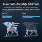 Comgrow Cr-10 Se 3d Printer  600mm s Print Speed With 8000mm s   Acceleration